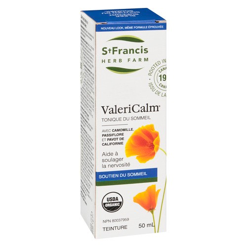 St. Francis Herb Farm Tincture Sleep Support ValeriCalm 50 ml