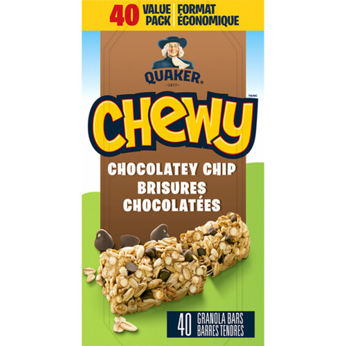 Quaker Chewy Granola Bars Chocolate Chip 960 g 