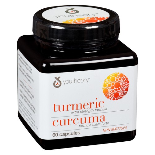 Youtheory Tumeric Extra Strength Formula 60 Capsules