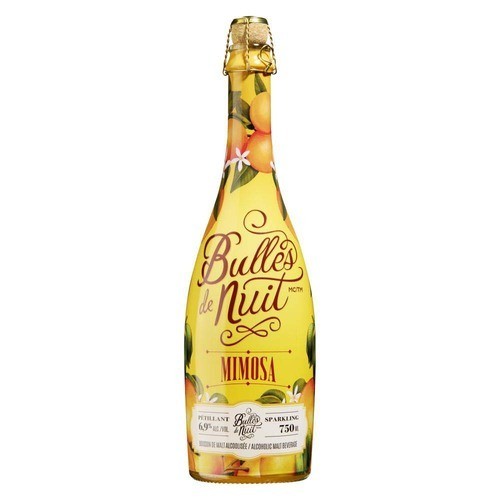 Bulles de Nuit Alcoholic Malt 6.9% Alcohol Mimosa 750 ml (bottle)