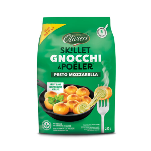 Olivieri Pesto Mozzarella Skillet Gnocchi 280 g