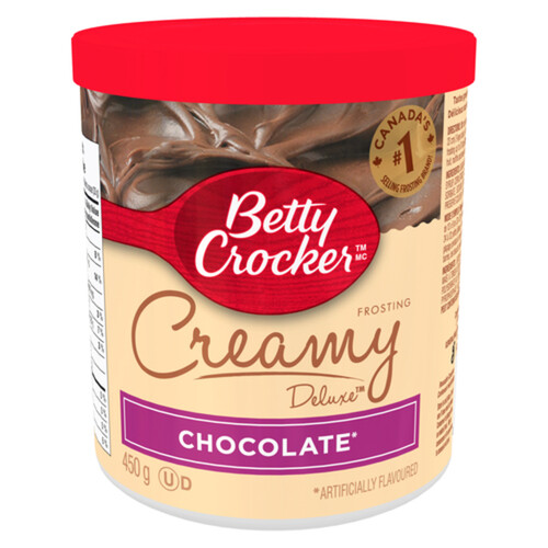 Betty Crocker Creamy Deluxe Frosting Chocolate 450 g