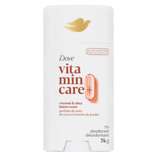 Dove VitaminCare + Deodorant Stick Coconut & Shea Butter Scent 74 g