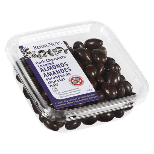 Royal Nuts Gluten-Free Dark Chocolate Covered Almonds 400 g
