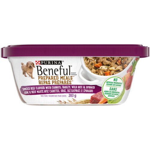 Beneful Wet Dog Food Prepared Meals Simmered Beef Flavour 283 g