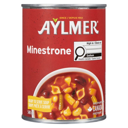Aylmer Canned Soup Minestrone 540 ml