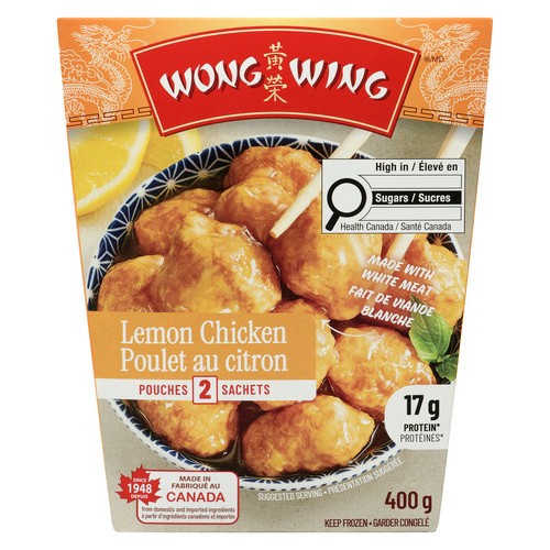 Wong Wing Frozen Lemon Chicken 400 g