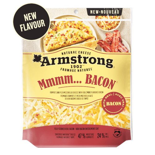 Armstrong Cheese Blend With Bacon Bits 450 g