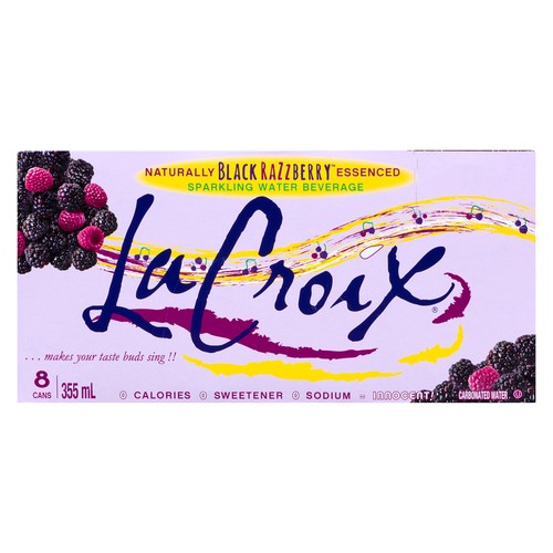 La Croix Sparkling Water Black Razzberry 8 x 355 ml (cans)