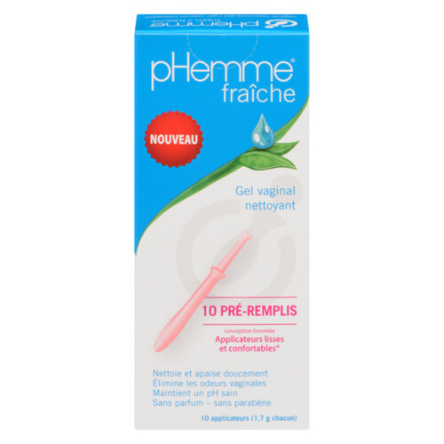 pHemme Vaginal Fresh Cleansing Gel 10 Pre-Filled