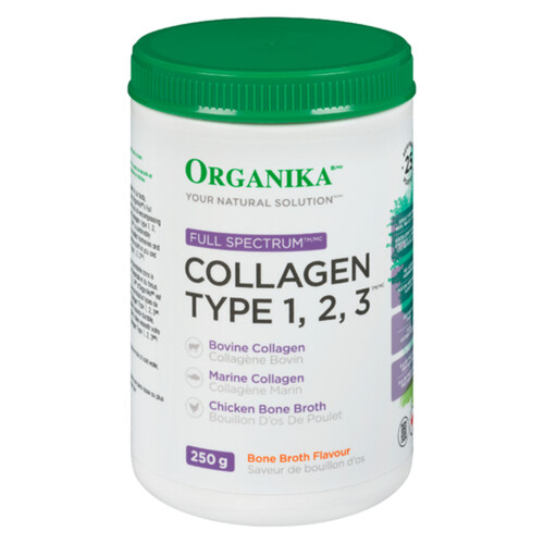 Organika Collagen Supplement Full Spectrum 250 g