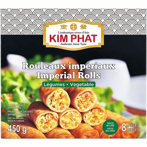 Kim Phat Frozen Imperial Rolls Vegetable 450 g