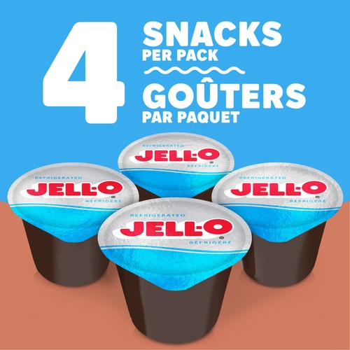 Jell-O Sugar-Free Pudding Snacks Chocolate 424 g