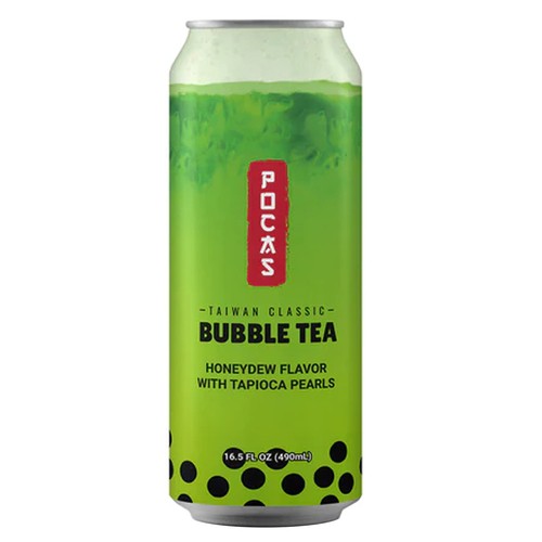 Pocas Bubble Honeydew Tapioca Tea 490 ml