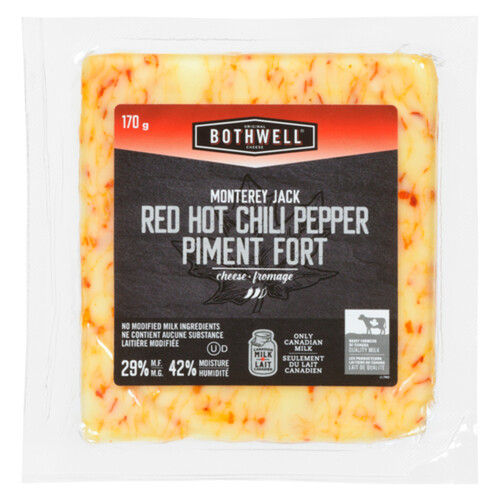 Bothwell Monterey Jack Cheese Red Hot Chili Pepper 170 g