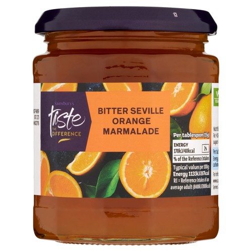 TTD Bitter Seville Orange Marmalade 340 g