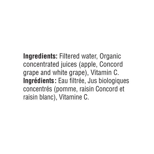Kiju Organic Fruit Juice Apple Grape 4 x 200 ml