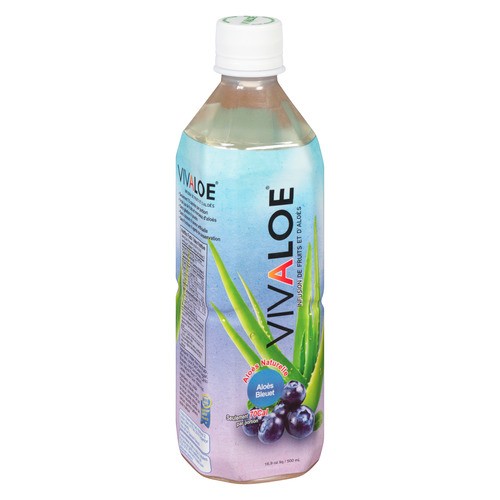 Vivaloe Real Drink Blueberry Aloe 500 ml (bottle)