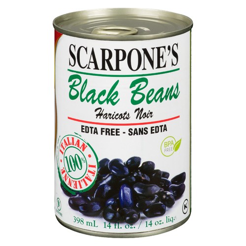 Scarpone's Black Beans 398 ml