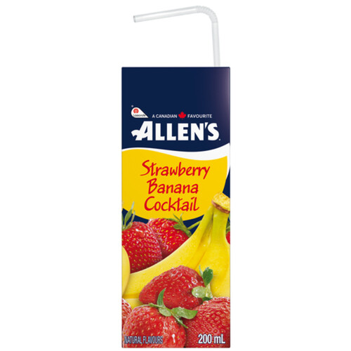 Allen's Strawberry Banana Cocktail 8 x 200 ml