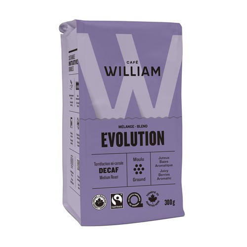 Café William Coffee Decaf Medium Roast Ground Evolve 300 g
