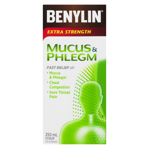 Benylin Mucous Relief Cough Syrup 250 ml