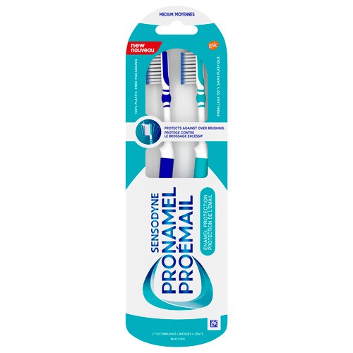 Sensodyne Toothbrush Pronamel Protection Medium 2 Pack