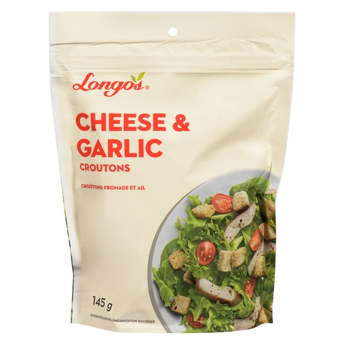 Longo's Croutons Cheese & Garlic 145 g