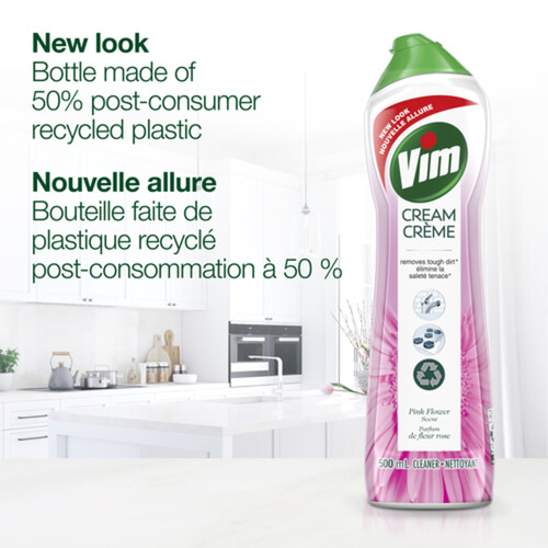 Vim Bathroom Cleaner Formula Concentrale Removing dirty Pink Floral Sc —  Shopping-D Service Platform