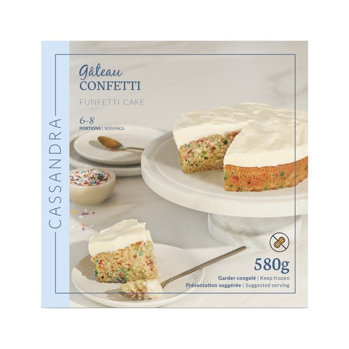 Cassandra Loignon Frozen Confetti Cake 580 g 