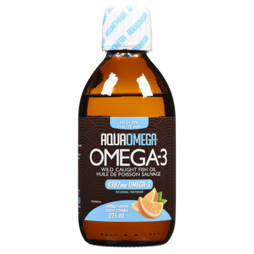 Paleoethics AquaOmega Supplement Fish Oil Orange 225 ml