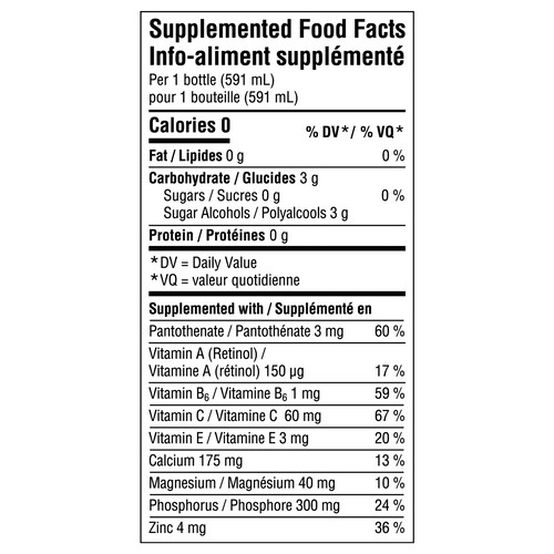 Glaceau Vitaminwater Zero Squeezed 591 ml (bottle)