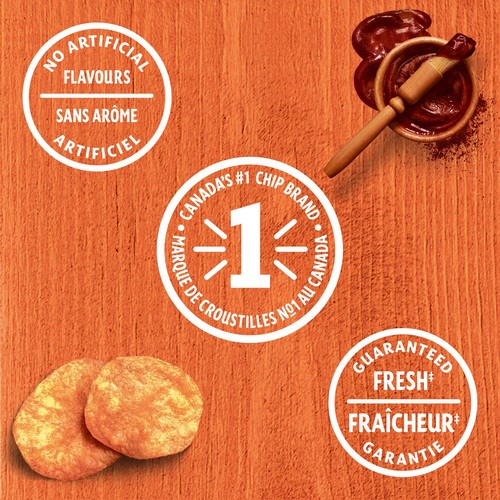 Lay's Potato Chips Old Fashioned Bar-B-Q Flavoured 220 g