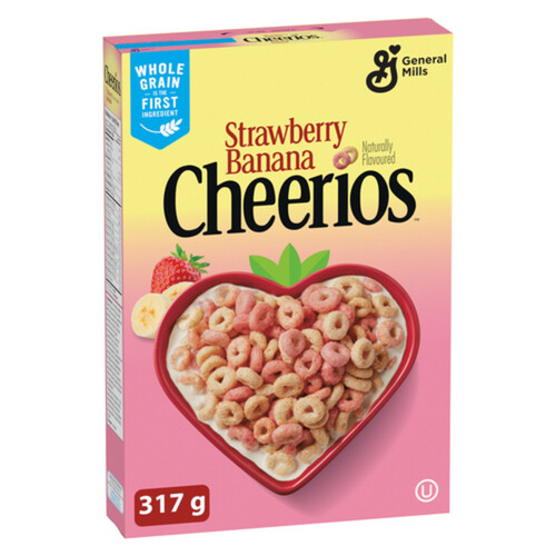 Cheerios Cereal Naturally Flavoured Strawberry Banana 317 g