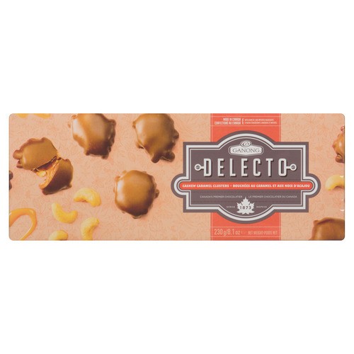 Ganong Delecto Cashew Caramel Clusters 230 g