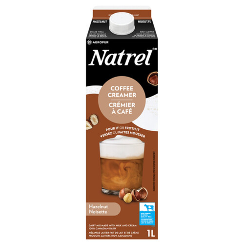 Natrel Hazelnut Coffee Creamer 1 L