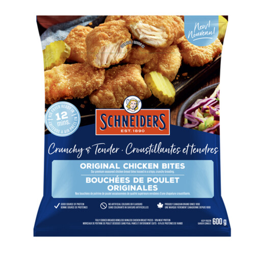 Schneiders Frozen Chicken Bites Boneless Original 600 g