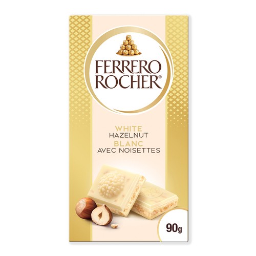 Ferrero Canada Tablet Bar White Chocolate Hazelnut 90 g