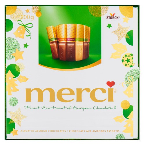 Merci Chocolate Assorted Almonds 200 g