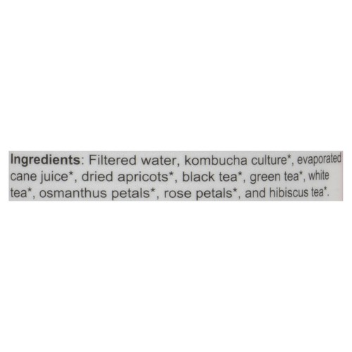 Tofino Raw Organic Kombucha Apricot & Rose 355 ml (can)