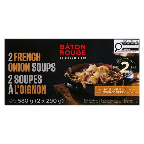 Baton Rouge Frozen Onion Soup 2 x 290 g