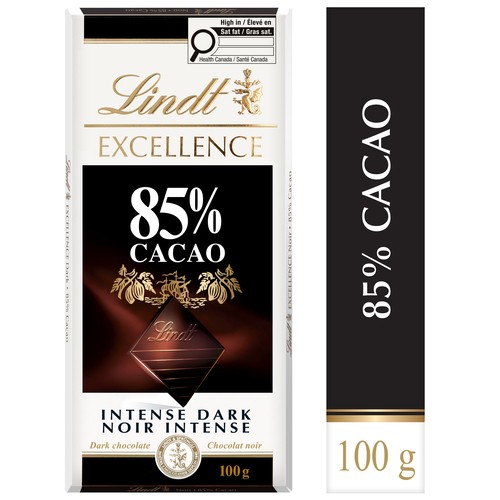 Lindt Excellence Dark Chocolate Bar 85% Cacao 100 g