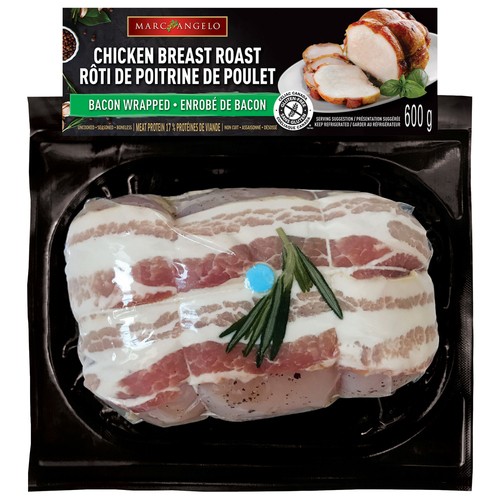 Marcangelo Chicken Roast Bacon Wrapped 600 g