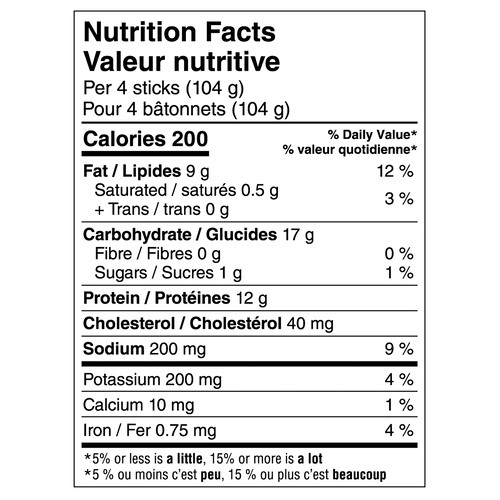 BlueWater Seafoods Frozen Fish Sticks Sole 350 g