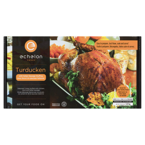 Echelon Foods Frozen Turducken Italian Sausage Stuffing 5 kg