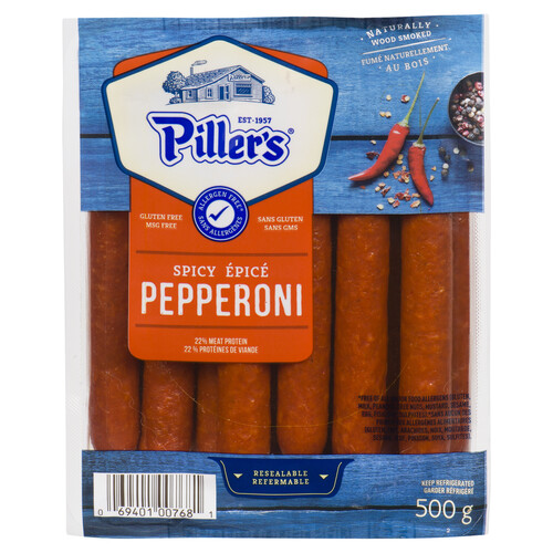 Piller's Mini Pepperoni Hot 500 g