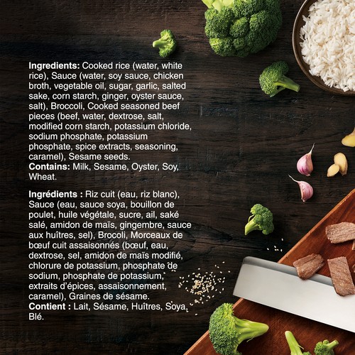 P.F. Chang's Frozen Meal Rice Bowl Beef And Broccoli Home Menu 312 g