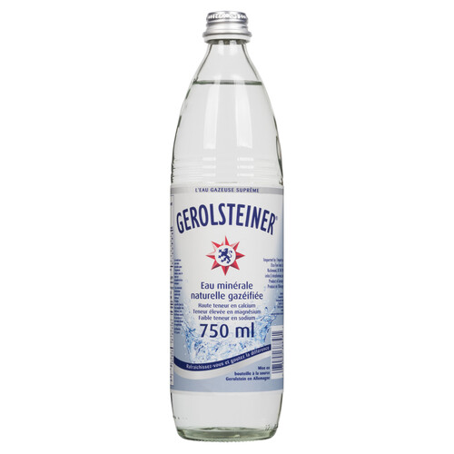 Gerolsteiner Water Carbonated Natural 750 ml (bottle)