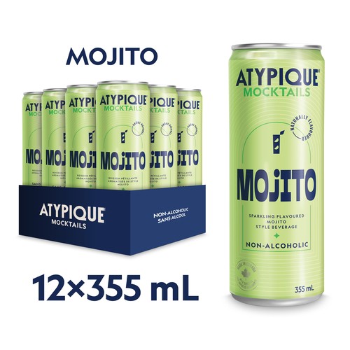 Atypique Non-Alcoholic Mocktail Mojito 355 ml (can)