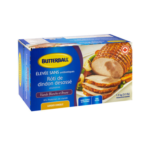 Butterball Frozen Turkey Roast Boneless Seasoned White & Dark 1.5 kg